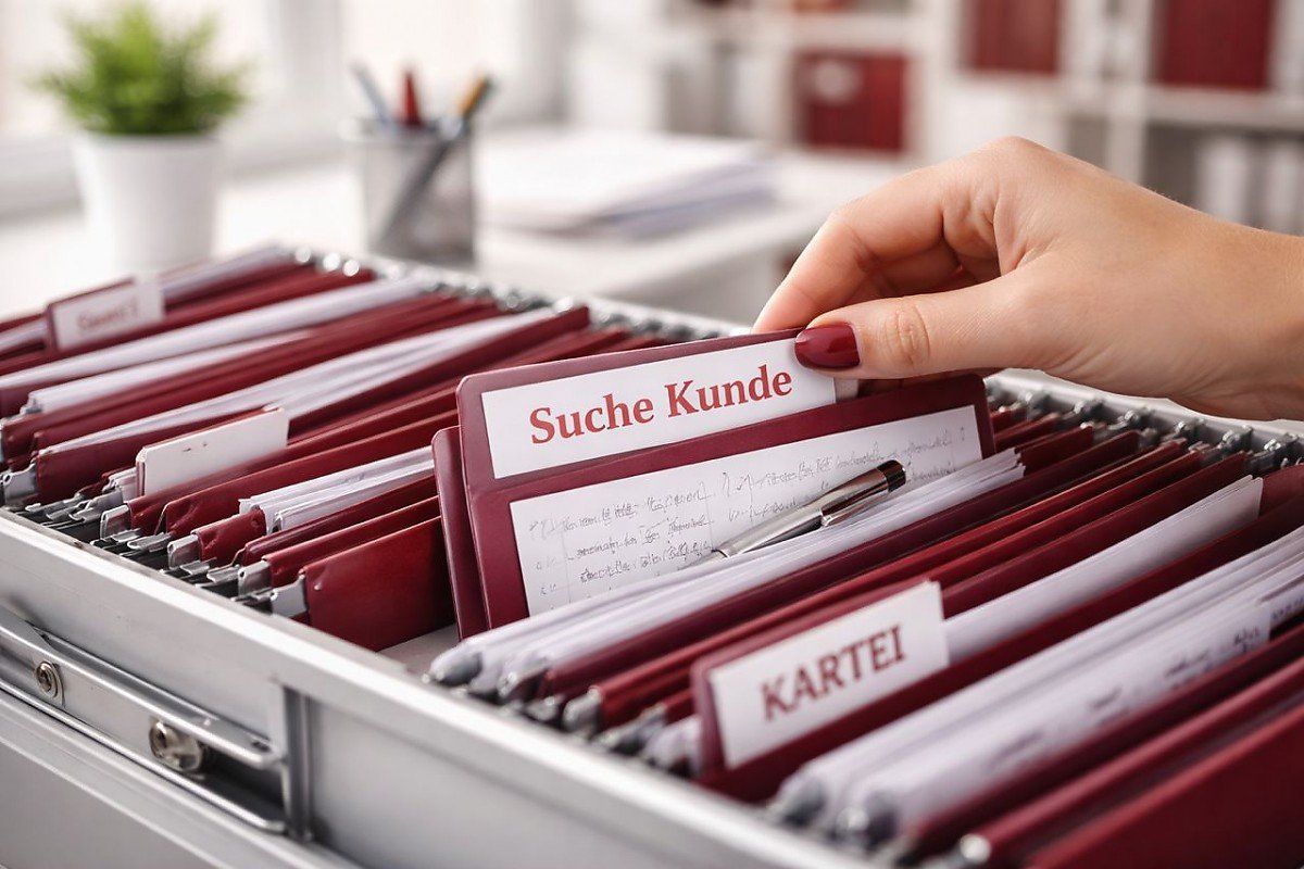 Foto Unsere Kundenkartei bringt Verk�ufer und K�ufer zusammen.