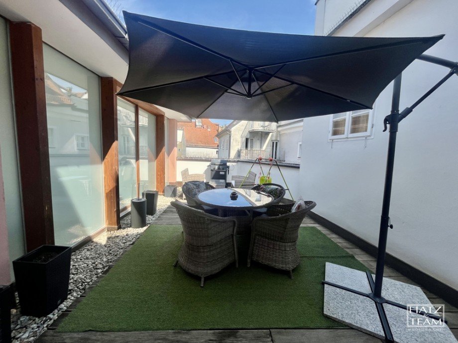 Terrasse Etagenwohnung Passau