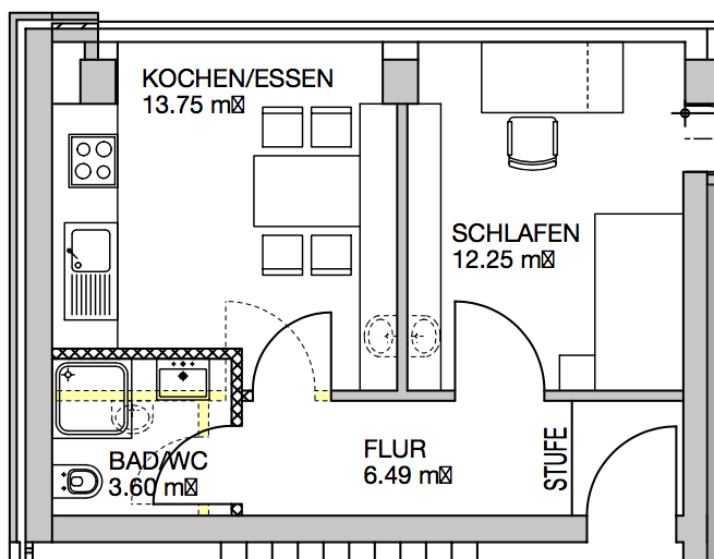Grundriss Wohnung Etagenwohnung Passau