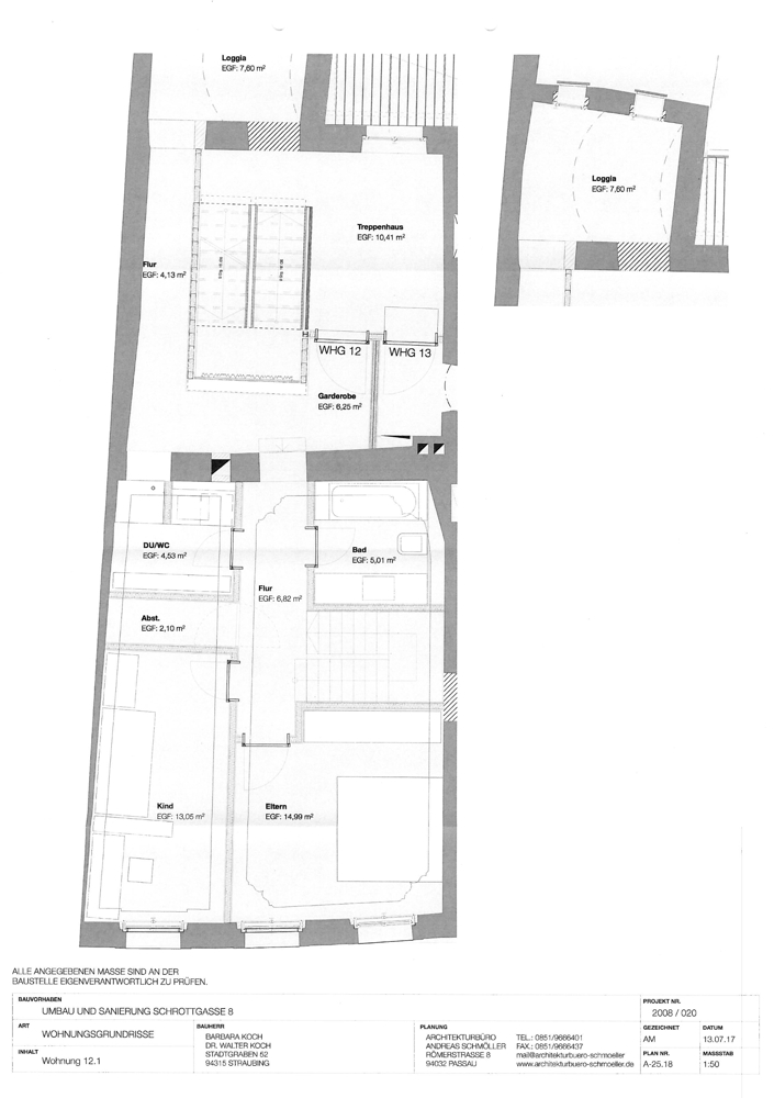 Wohnung Obergeschoss Etagenwohnung Passau