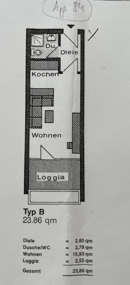 Grundriss Wohnung Etagenwohnung Passau