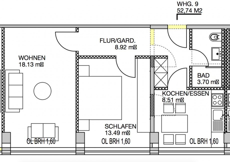 Grundriss Wohnung Etagenwohnung Passau