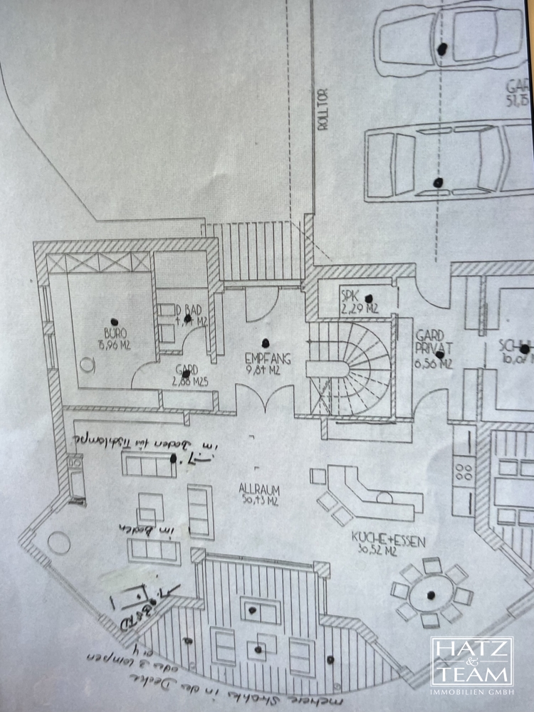 Grundriss Erdgeschoss Villa Salzweg