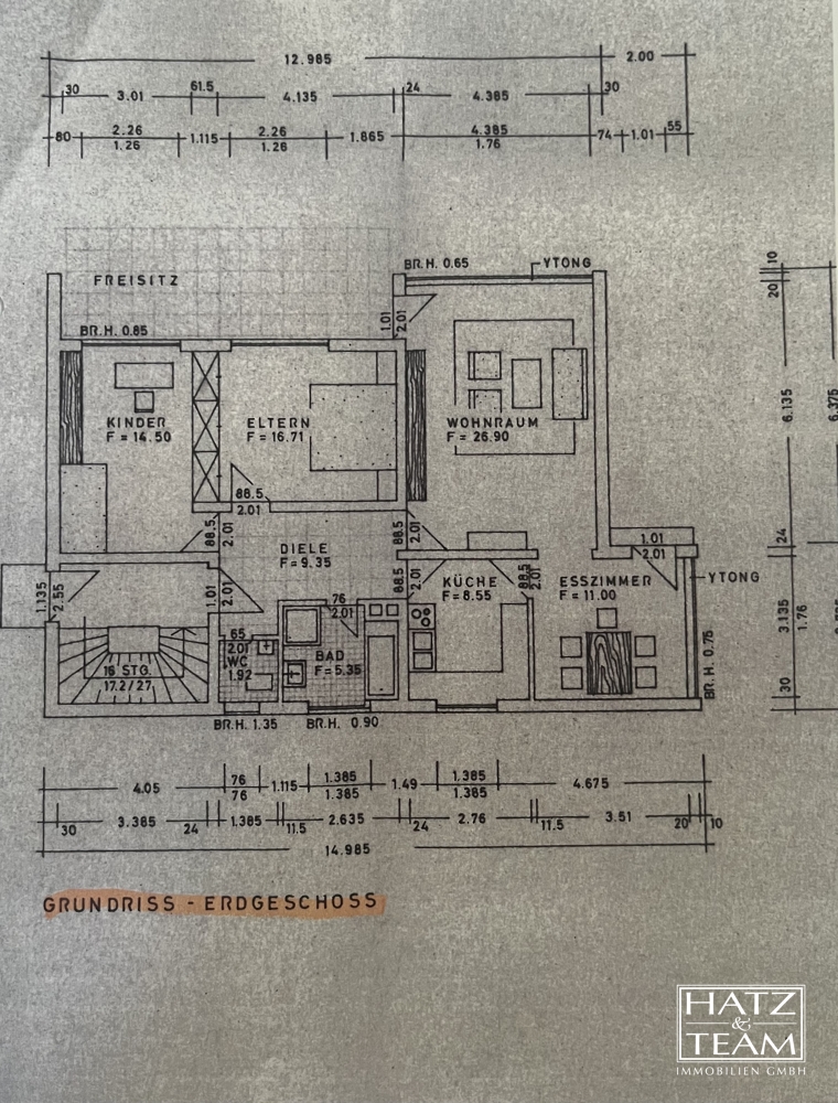 Grundriss EG Zweifamilienhaus Thyrnau