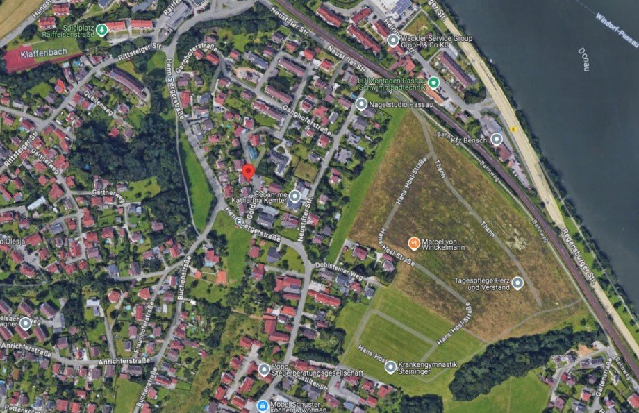 Lageplan Doppelhaush�lfte Passau