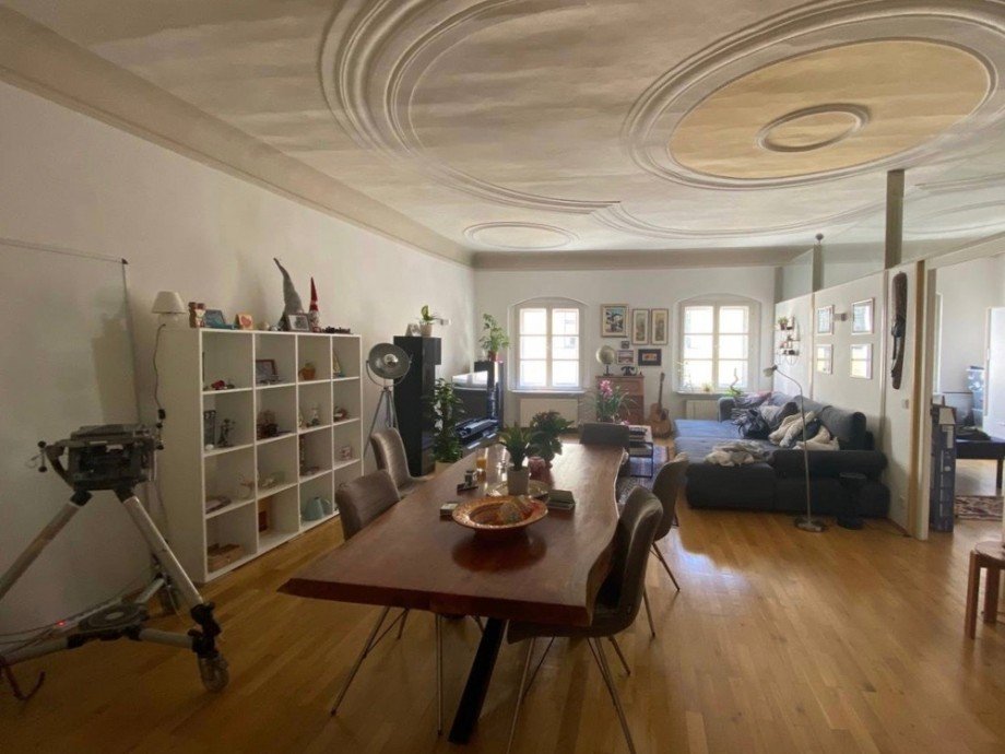 Wohnzimmer Etagenwohnung Passau