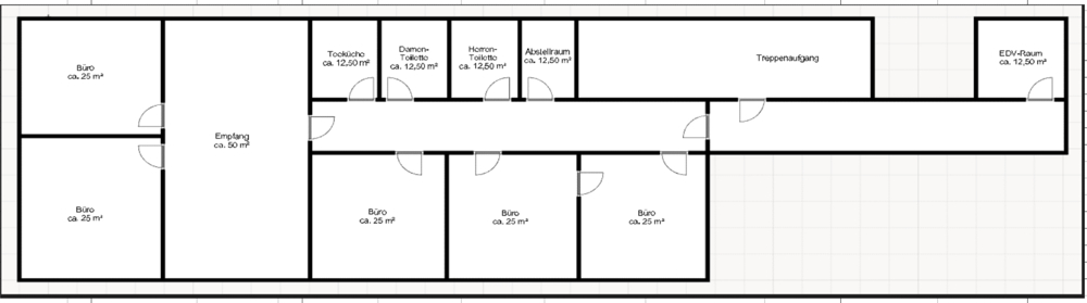 Grundriss B�rofl�che Hutthurm