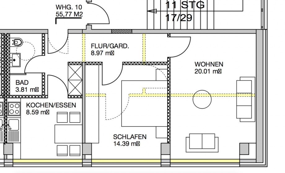 Grundriss Wohnung Etagenwohnung Passau