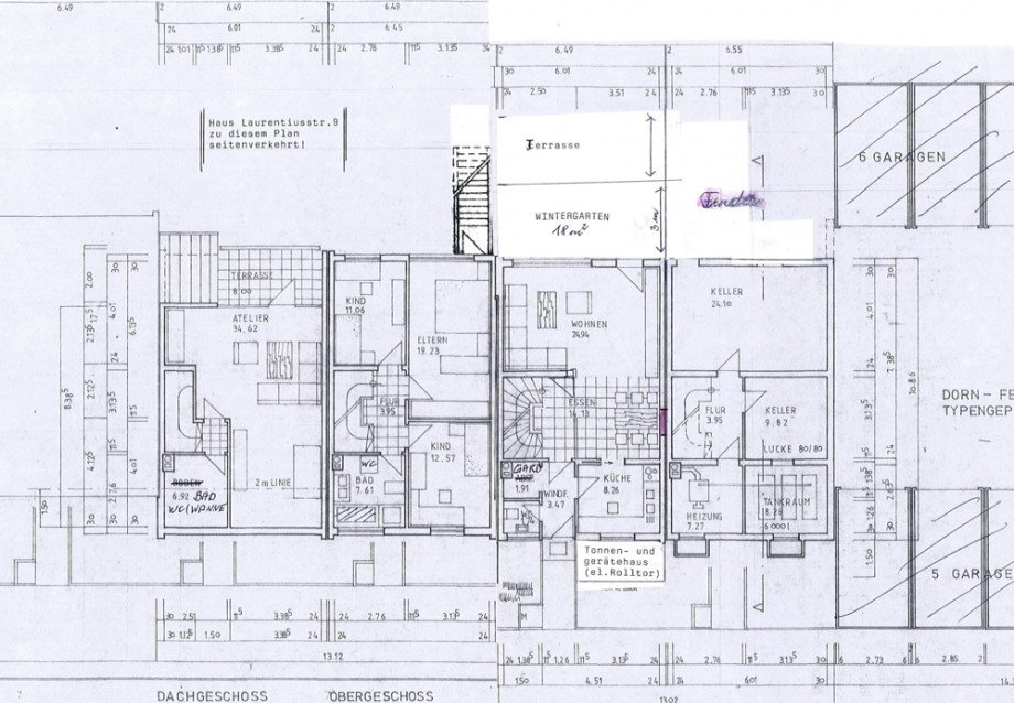 Grundriss Wohnung Reihenendhaus Passau