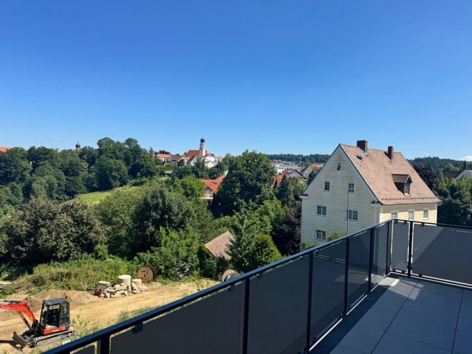 Balkonausblick Etagenwohnung Bad Griesbach im Rottal