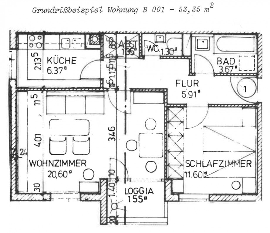 Grundriss Etagenwohnung Passau