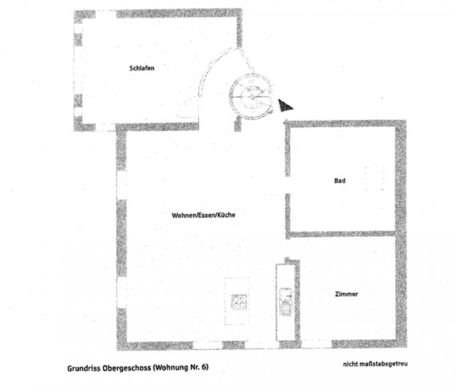 Grundriss Wohnung Dachgeschosswohnung Salzweg
