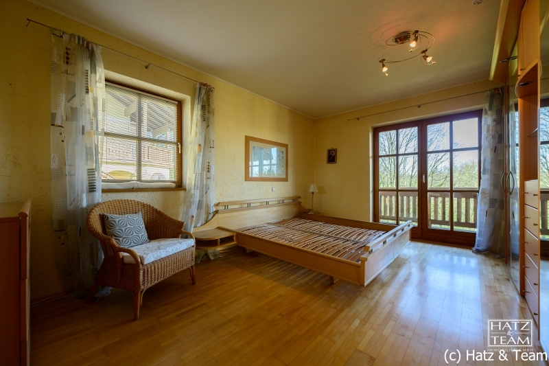Schlafzimmer EG Einfamilienhaus Thyrnau