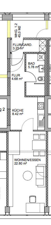 Grundriss Wohnung Etagenwohnung Passau