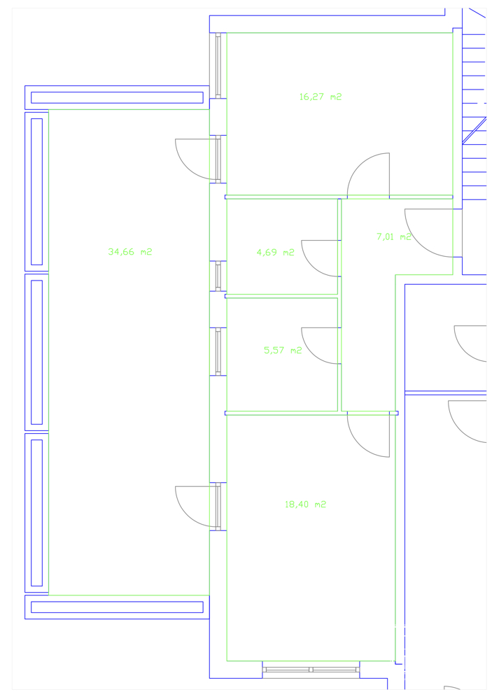 Grundrisszeichnung Wohnung Etagenwohnung Passau