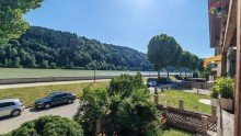 Balkonausblick Wohnen mit Donaupanorama - Stilvolle 2-Zimmer-Wohnung in Obernzell