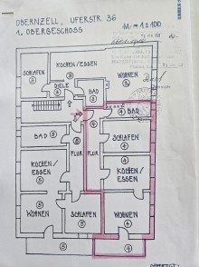 Grundriss Wohnen mit Donaupanorama - Stilvolle 2-Zimmer-Wohnung in Obernzell