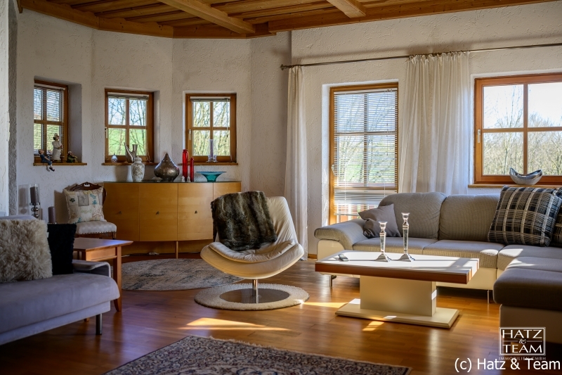 Wohnzimmer EG Einfamilienhaus Thyrnau