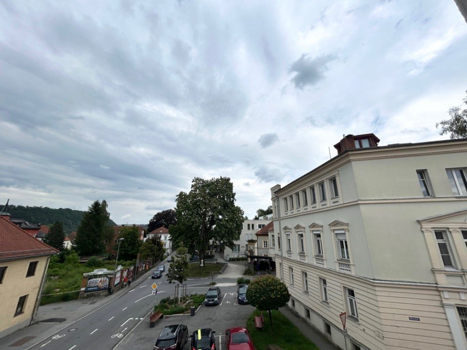 Ausblick Balkon Etagenwohnung Passau