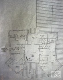 Grundriss Obergeschoss Luxuri�se Architektenvilla mit herrlichem Blick in
Passau-Salzweg!