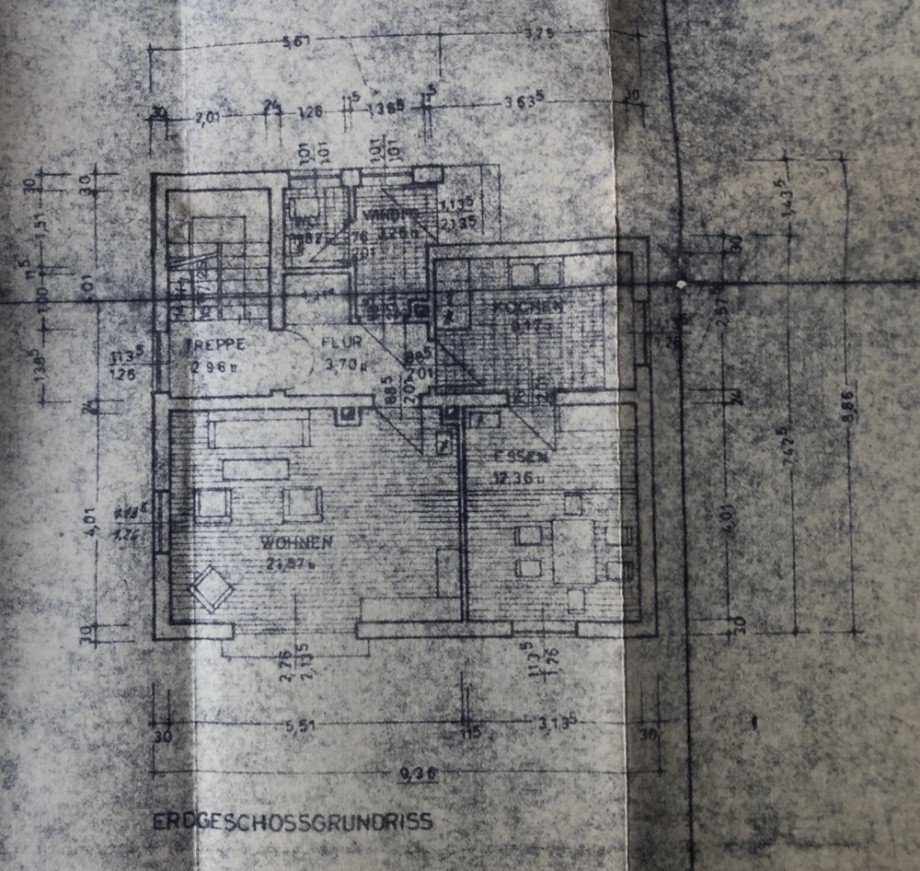 Grundriss Erdgescho� Einfamilienhaus Tittling