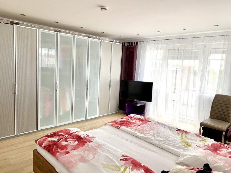 Schlafzimmer Dachgeschosswohnung Salzweg