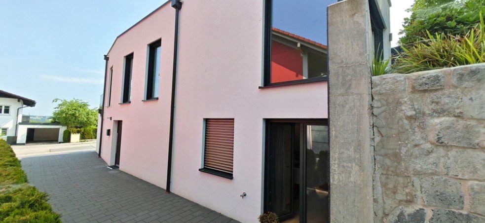 Au�enansicht Doppelhaush�lfte Passau
