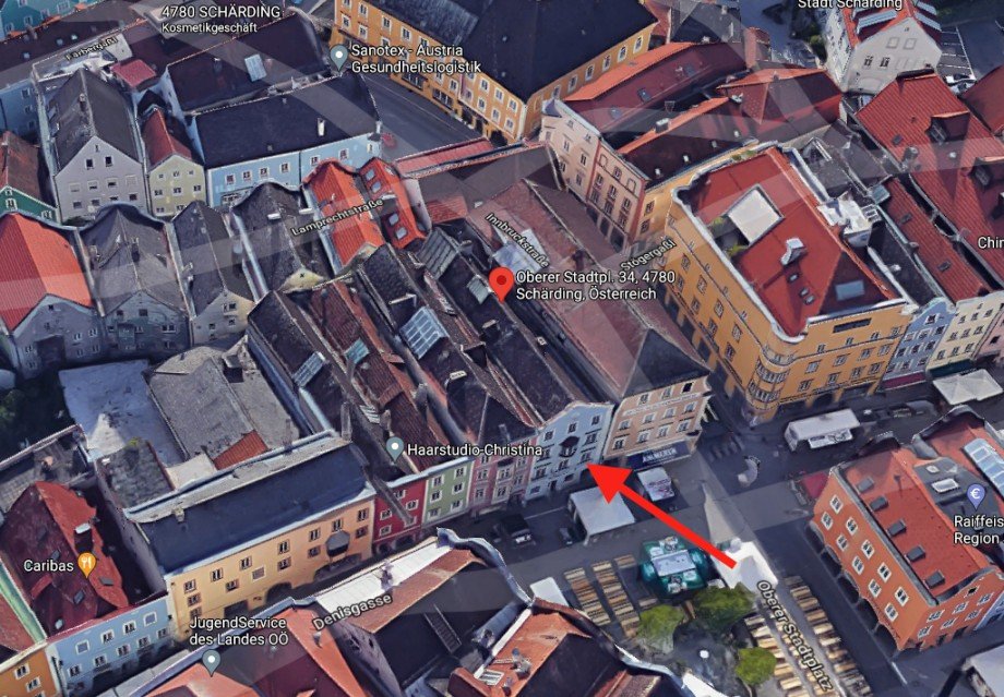 Lageplan 4 Wohn- / Gesch�ftshaus Sch�rding