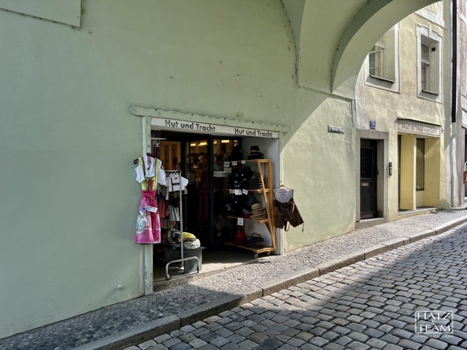 Au�enansicht Einzelhandel Passau