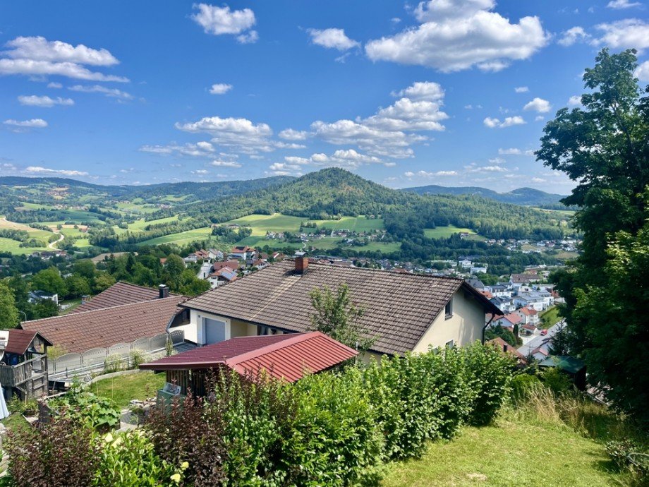 Ausblick von Balkon Chalet Hauzenberg