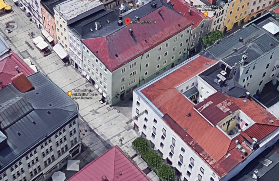 Google-Ansicht Einzelhandelsladen Passau