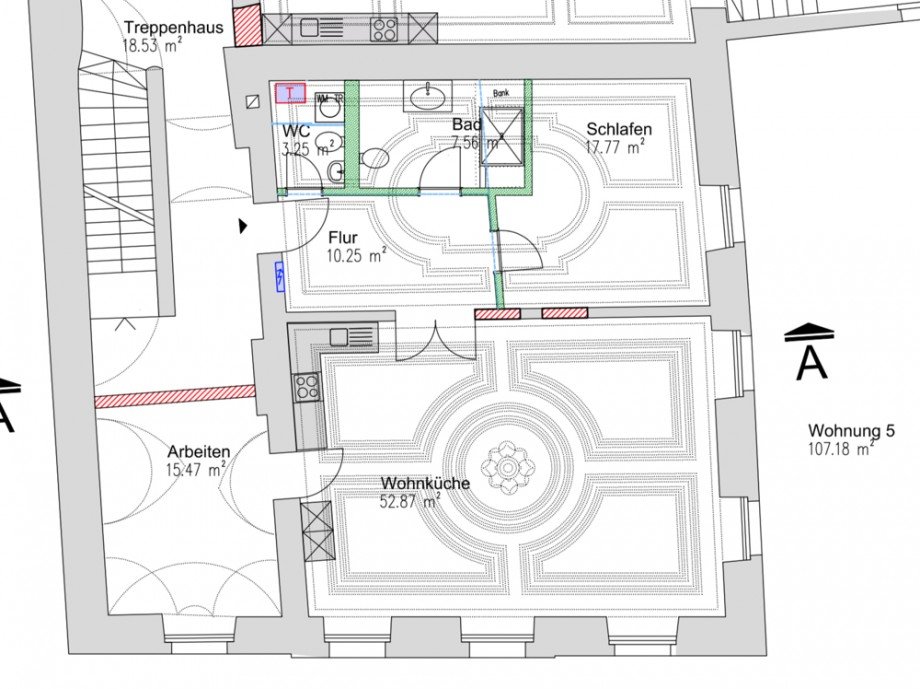 Grundriss Etagenwohnung Passau
