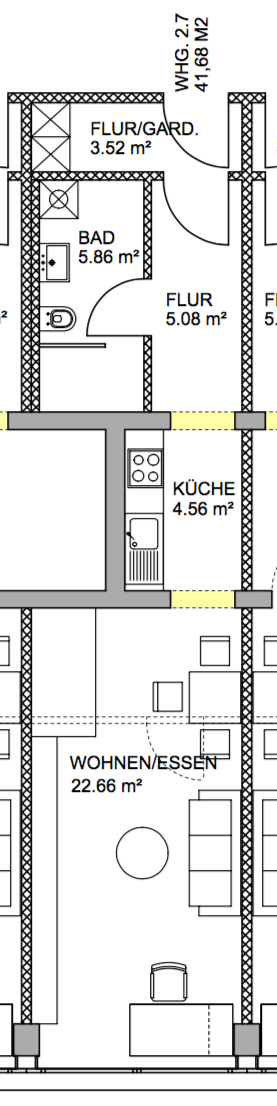 Grundriss Wohnung Etagenwohnung Passau
