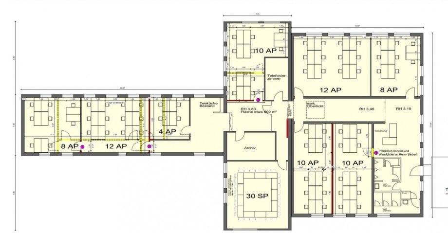 Grundriss B�rohaus Passau