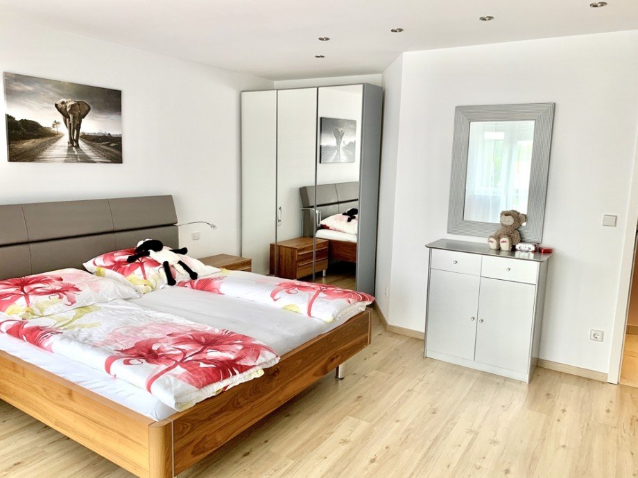 Schlafzimmer Dachgeschosswohnung Salzweg