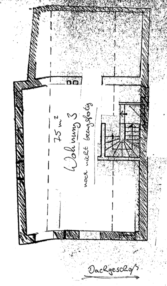Grundriss DG Wohn- / Gesch�ftshaus Waldkirchen