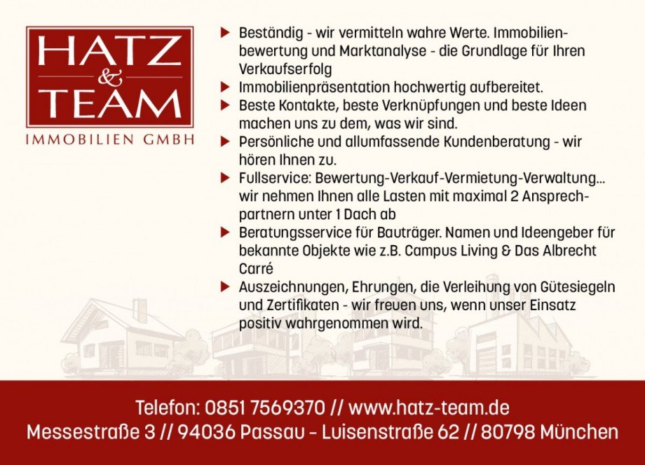 Hatz & Team Immobilien GmbH Dachgeschosswohnung Passau