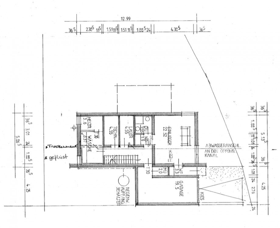 Grundriss Einliegerwohnung Einfamilienhaus Passau