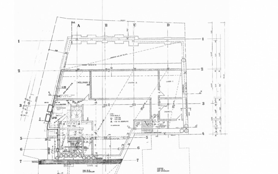 Grundriss KG Einzelhandel Passau