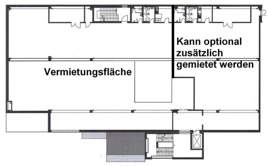 Grundriss Einzelhandelsladen Vilshofen