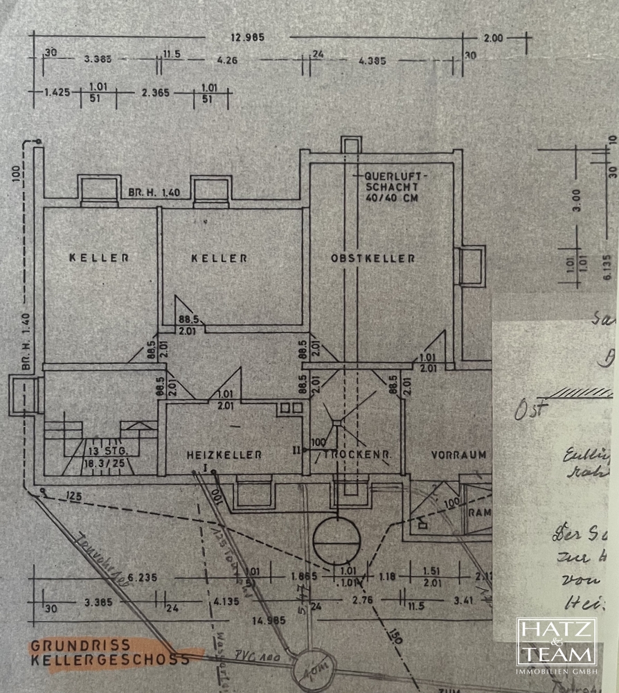 Grundriss KG Zweifamilienhaus Thyrnau