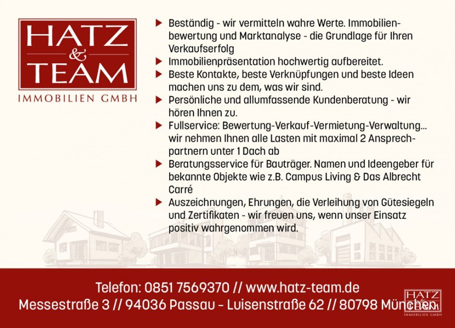 Hatz & Team Immobilien GmbH Etagenwohnung Obernzell