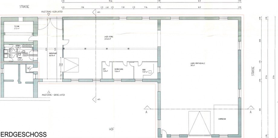 Grundriss Lager Aldersbach
