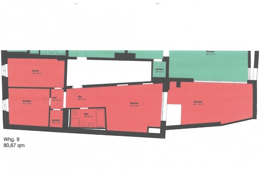 Grundriss Wohnung Etagenwohnung Passau