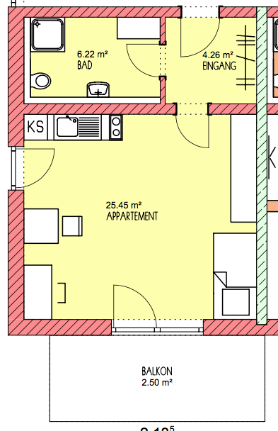 Grundriss Etagenwohnung Passau