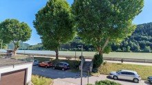 Balkonausblick Wohnen mit Donaupanorama - Stilvolle 2-Zimmer-Wohnung in Obernzell