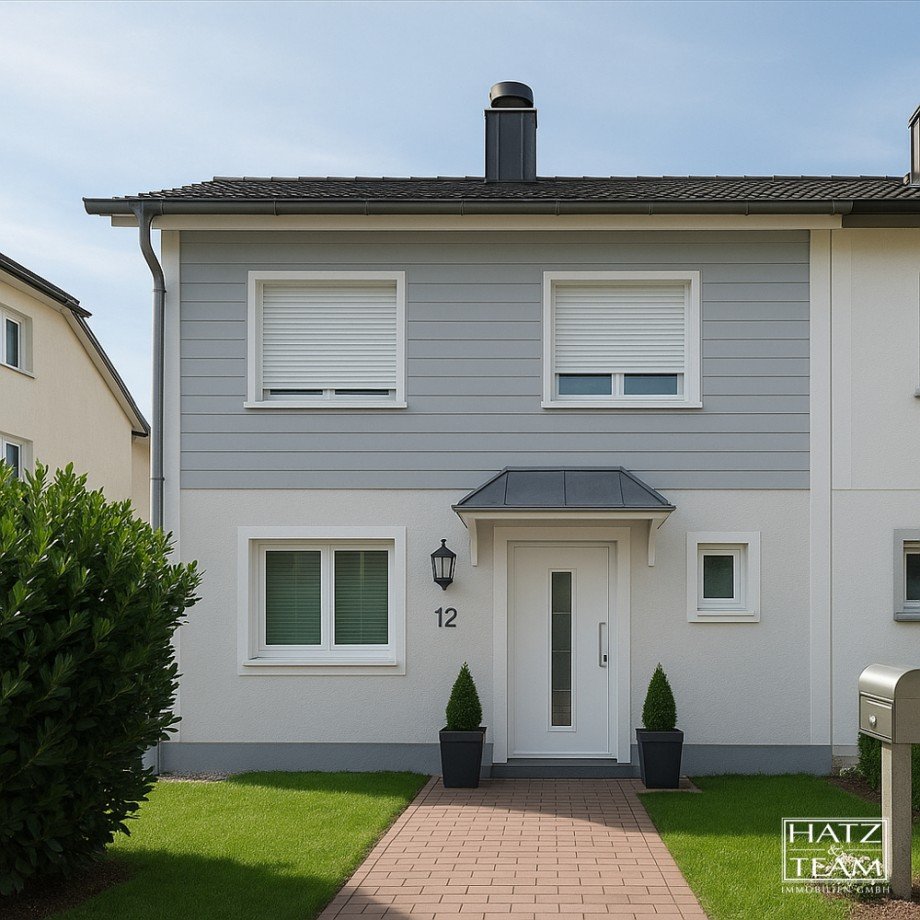 Beispiel-Illustration-KI generiert Doppelhaush�lfte Passau