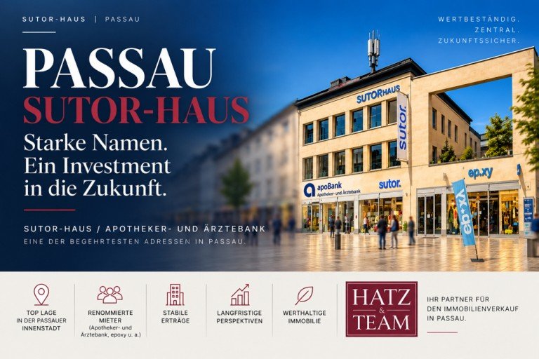 Hatz & Team Immobilien GmbH Passau Einzelhandel Passauer Innenstadtlage mit Seltenheitswert - ein Investment mit Zukunft