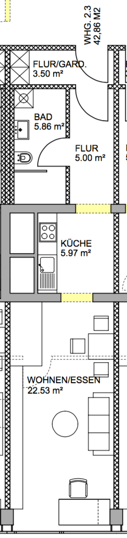 WHG 2.3 Etagenwohnung Passau