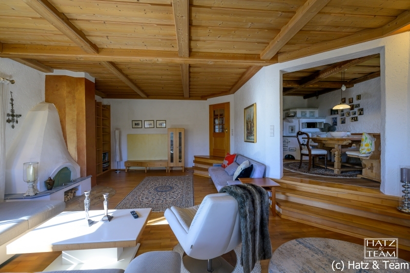 Wohnzimmer EG Einfamilienhaus Thyrnau